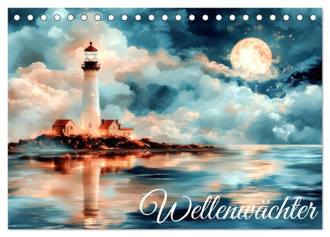 Wellenwächter (Tischkalender 2027 DIN A5 quer), CALVENDO Monatskalender