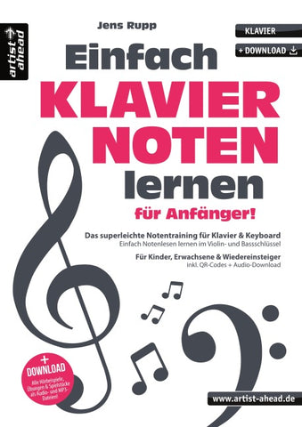 Einfach Klaviernoten lernen für Anfänger!