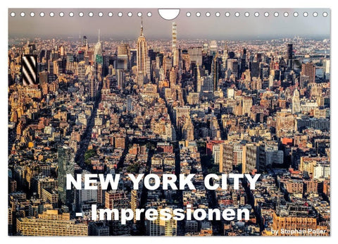 New York City - Impressionen (Wandkalender 2027 DIN A4 quer), CALVENDO Monatskalender