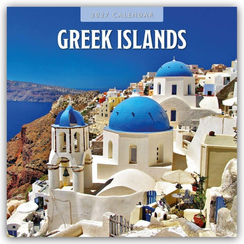Greek Islands – Griechische Inseln 2027 – 16-Monatskalender