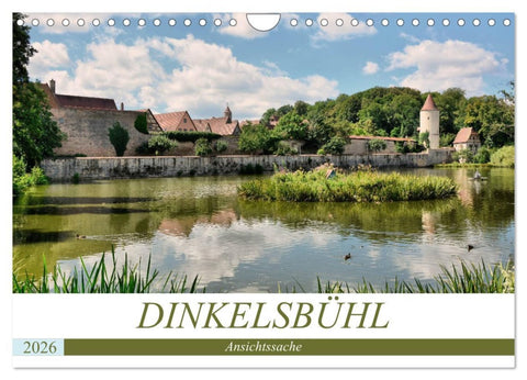 Dinkelsbühl - Ansichtssache (Wandkalender 2026 DIN A4 quer), CALVENDO Monatskalender