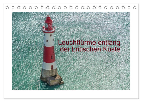 Leuchttürme entlang der britischen Küste (Tischkalender 2027 DIN A5 quer), CALVENDO Monatskalender