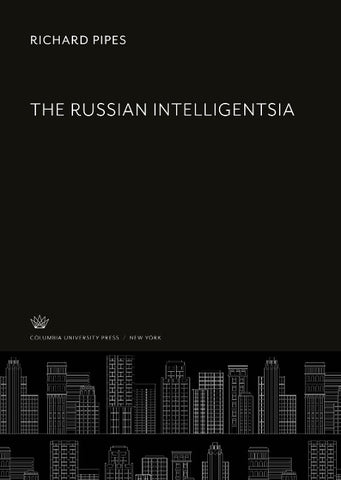 The Russian Intelligentsia