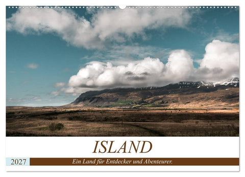 Island. Ein Land für Entdecker und Abenteurer. (Wandkalender 2027 DIN A2 quer), CALVENDO Monatskalender