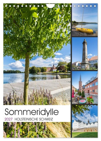 HOLSTEINISCHE SCHWEIZ Sommeridylle (Wandkalender 2027 DIN A4 hoch), CALVENDO Monatskalender