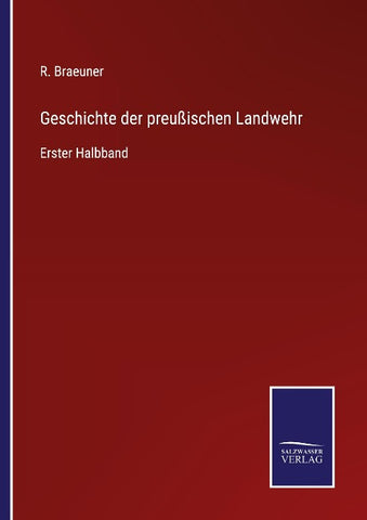 Geschichte der preußischen Landwehr