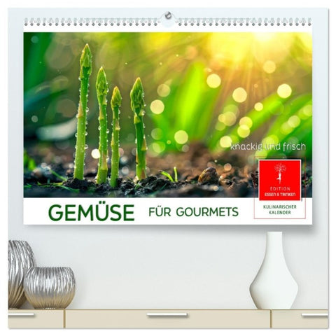 Gemüse für Gourmets (hochwertiger Premium Wandkalender 2027 DIN A2 quer), Kunstdruck in Hochglanz