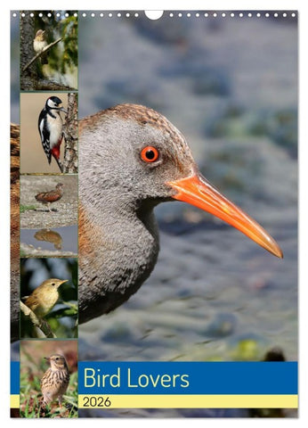Bird Lovers (Wall Calendar 2026 DIN A3 portrait), CALVENDO 12 Month Wall Calendar