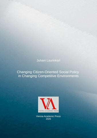 Changing Citizen-Oriented Social Policy in Changing Competitive Environments