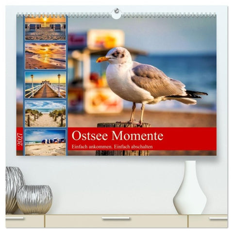 Ostsee Momente (hochwertiger Premium Wandkalender 2027 DIN A2 quer), Kunstdruck in Hochglanz