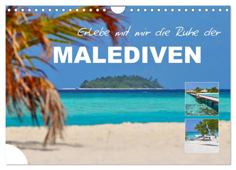 Erlebe mit mir die Ruhe der Malediven (Wandkalender 2027 DIN A4 quer), CALVENDO Monatskalender