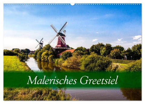 Malerisches Greetsiel (Wandkalender 2027 DIN A2 quer), CALVENDO Monatskalender