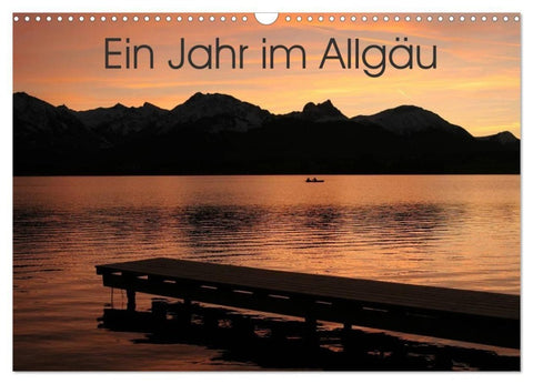 Ein Jahr im Allgäu (Wandkalender 2027 DIN A3 quer), CALVENDO Monatskalender