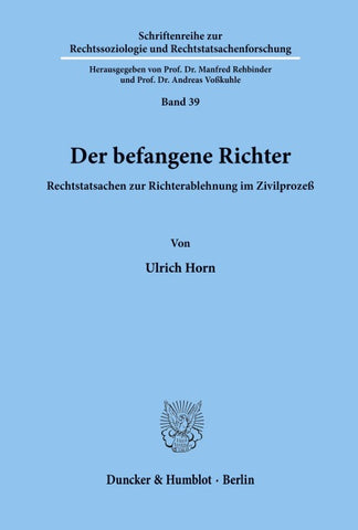 Der befangene Richter.