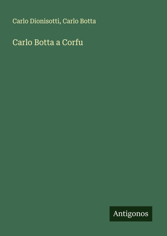 Carlo Botta a Corfu
