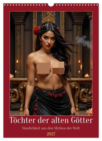 Töchter der alten Götter (Wandkalender 2027 DIN A3 hoch), CALVENDO Monatskalender