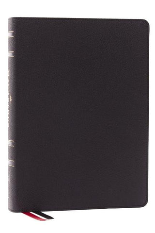 LSB, MacArthur Study Bible, Black Genuine Leather, Comfort Print