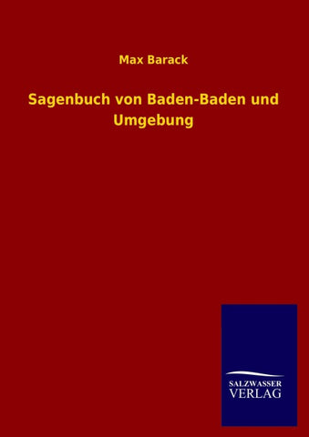 Sagenbuch von Baden-Baden und Umgebung