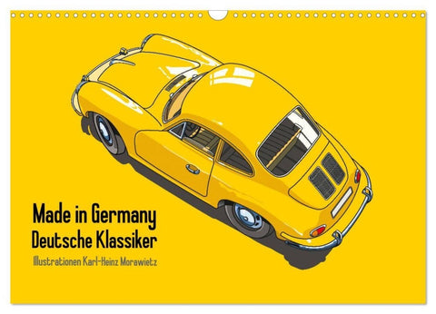 Made in Germany - Illustrationen deutscher Oldtimer (Wandkalender 2027 DIN A3 quer), CALVENDO Monatskalender