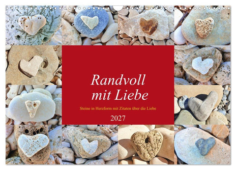 Randvoll mit Liebe (Wandkalender 2027 DIN A3 quer), CALVENDO Monatskalender