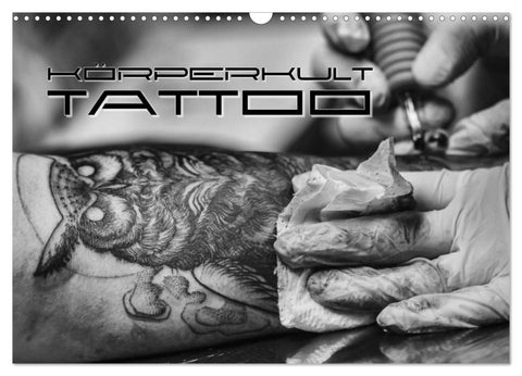 Körperkult Tattoo (Wandkalender 2026 DIN A3 quer), CALVENDO Monatskalender