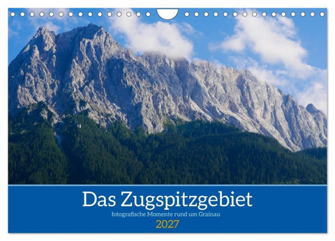 Das Zugspitzegebiet (Wandkalender 2027 DIN A4 quer), CALVENDO Monatskalender