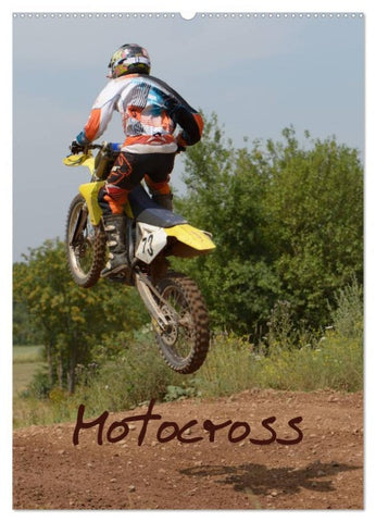 Motocross Terminplaner (Wandkalender 2026 DIN A2 hoch), CALVENDO Monatskalender