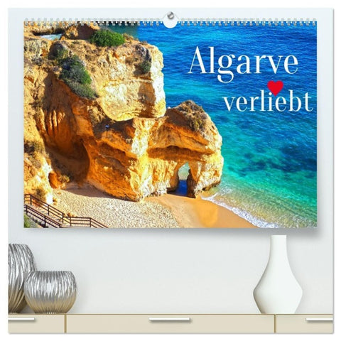 Algarve verliebt (hochwertiger Premium Wandkalender 2027 DIN A2 quer), Kunstdruck in Hochglanz