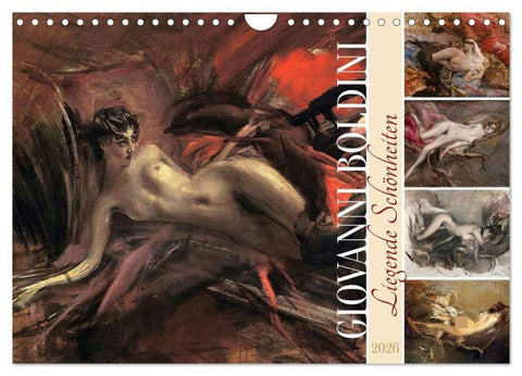 Liegende Schönheiten (Wandkalender 2026 DIN A4 quer), CALVENDO Monatskalender