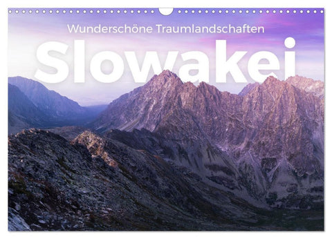 Slowakei - Wunderschöne Traumlandschaften (Wandkalender 2026 DIN A3 quer), CALVENDO Monatskalender