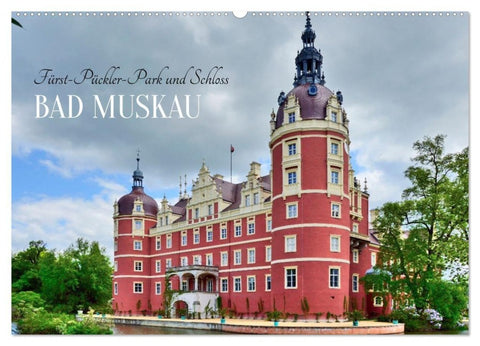 Fürst-Pückler-Park und Schloss – Bad Muskau (Wandkalender 2027 DIN A2 quer), CALVENDO Monatskalender
