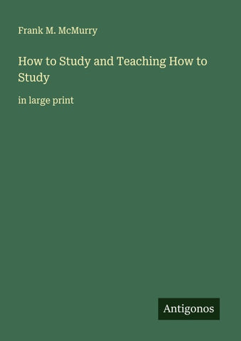 How to Study and Teaching How to Study