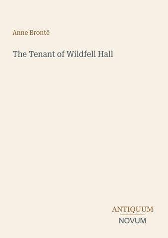 The Tenant of Wildfell Hall