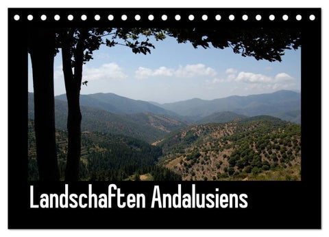 Landschaften Andalusiens (Tischkalender 2027 DIN A5 quer), CALVENDO Monatskalender