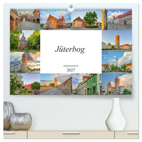 Jüterbog Impressionen (hochwertiger Premium Wandkalender 2027 DIN A2 quer), Kunstdruck in Hochglanz