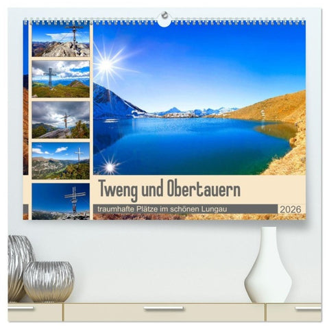 Tweng und Obertauern (hochwertiger Premium Wandkalender 2026 DIN A2 quer), Kunstdruck in Hochglanz