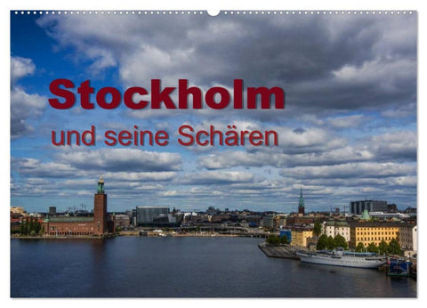 Stockholm und seine Schären (Wandkalender 2026 DIN A2 quer), CALVENDO Monatskalender
