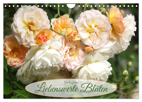 Liebenswerte Blüten (Wandkalender 2026 DIN A4 quer), CALVENDO Monatskalender