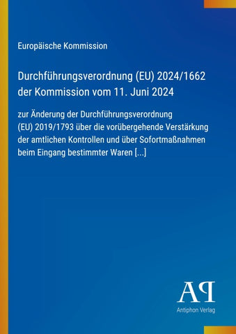 Durchführungsverordnung (EU) 2024/1662 der Kommission vom 11. Juni 2024