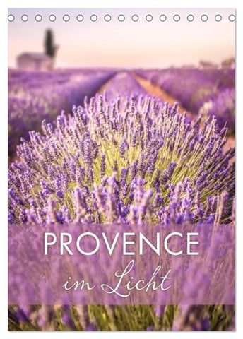 Provence im Licht (Tischkalender 2027 DIN A5 hoch), CALVENDO Monatskalender
