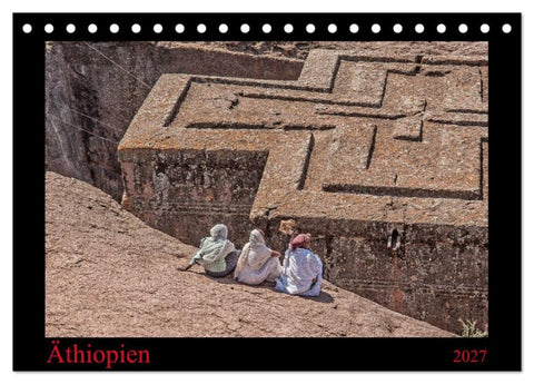 Äthiopien (Tischkalender 2027 DIN A5 quer), CALVENDO Monatskalender