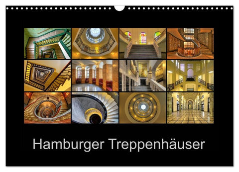 Hamburger Treppenhäuser (Wandkalender 2026 DIN A3 quer), CALVENDO Monatskalender