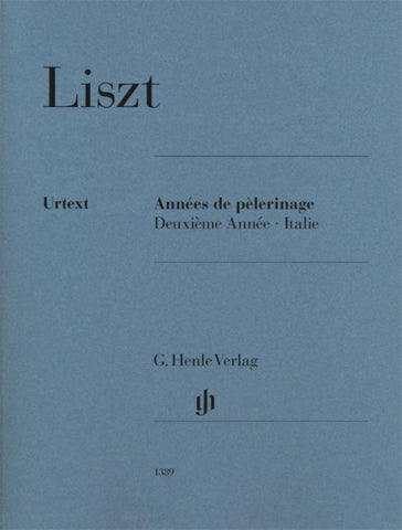 Franz Liszt - Années de pèlerinage, Deuxième Année – Italie