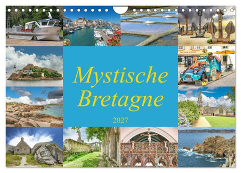 Mystische Bretagne (Wandkalender 2027 DIN A4 quer), CALVENDO Monatskalender