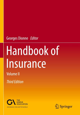 Handbook of Insurance