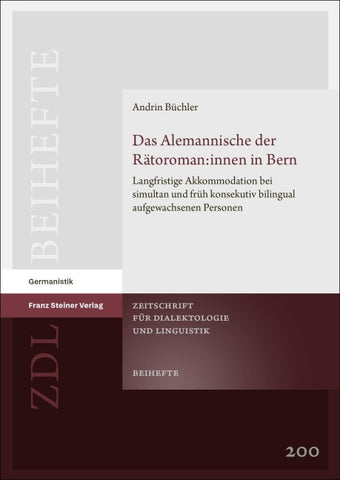 Das Alemannische der Rätoroman:innen in Bern