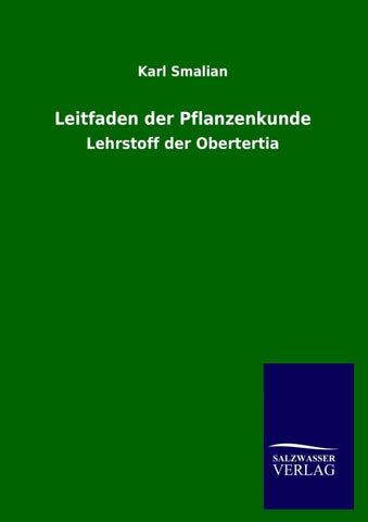 Leitfaden der Pflanzenkunde