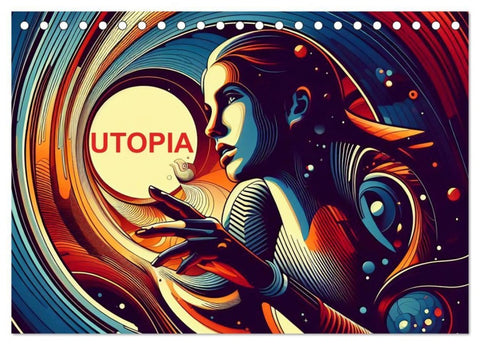 Utopia (Tischkalender 2027 DIN A5 quer), CALVENDO Monatskalender