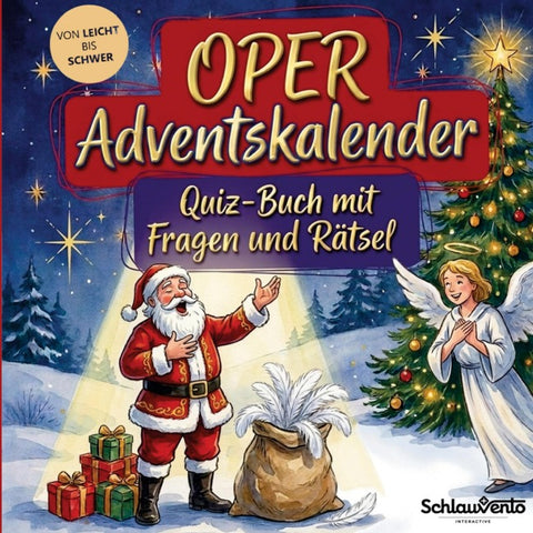 Oper-Adventskalender: Quiz-Buch mit Fragen und Rätsel