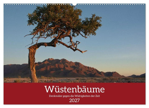 Wüstenbäume (Wandkalender 2027 DIN A2 quer), CALVENDO Monatskalender